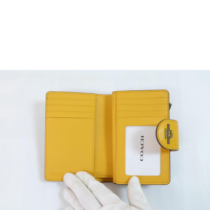 COACH コーチ/シグネチャーミディアムコーナージップウォレット/C0082//D2146/Bランク/71