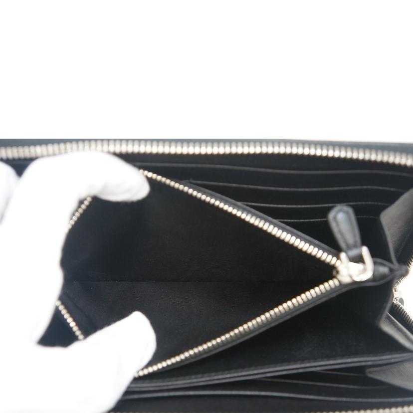 PRADA プラダ/テスートラウンドZIP長財布/黒/1ML506//85/SAランク/09