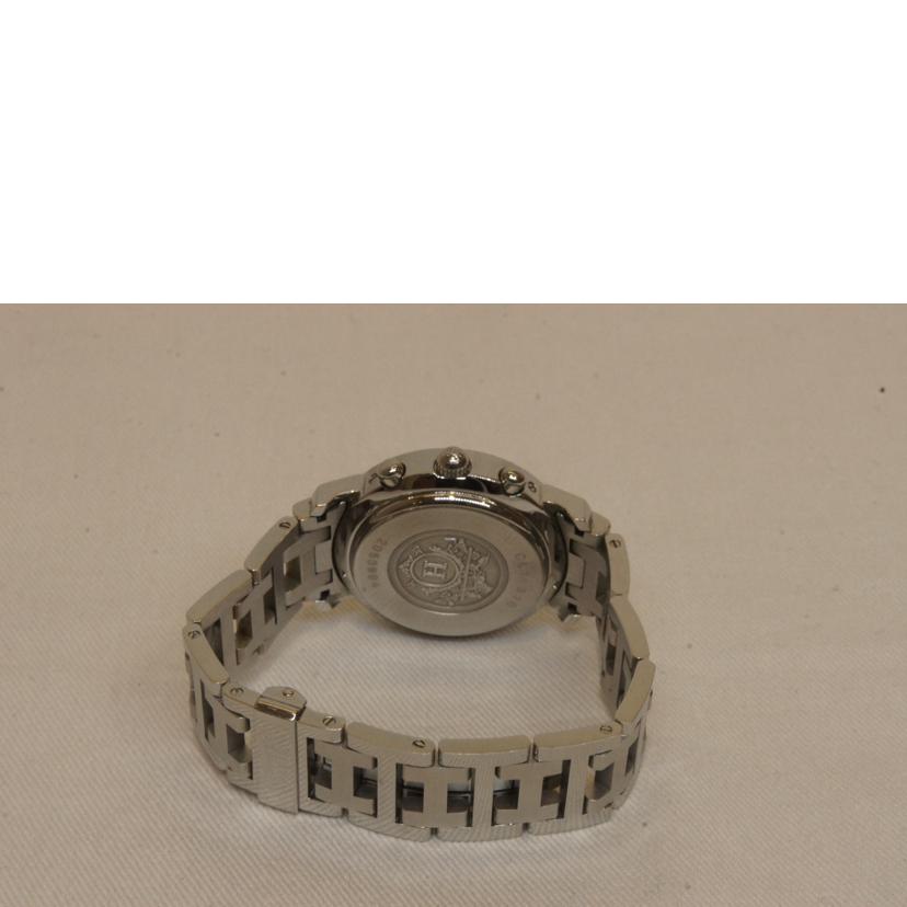 HERMES エルメス/クリッパークロノ白文字盤/SS/QZ/CL1.310//2053994/ABランク/92