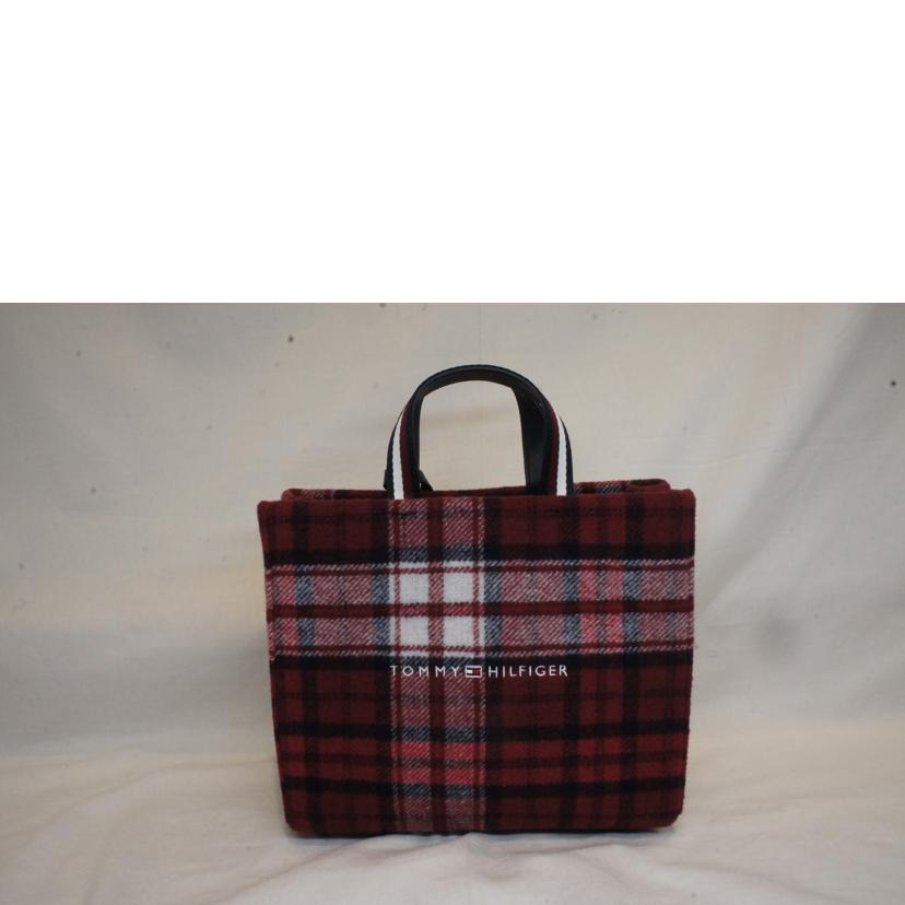 TOMMY HILFIGER トミーヒルフィガー/ウールチェック柄スクエア2WAY//SAランク/92