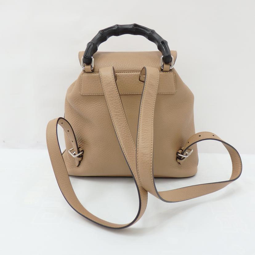 GUCCI グッチ/レザーフリンジバンブーリュックサック/370833//467891/ABランク/77