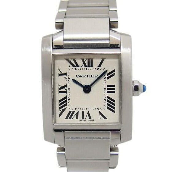 Cartier カルティエ/タンクフランセーズSM/アイボリー文字盤/クォーツ/2384//882101LX/Bランク/04