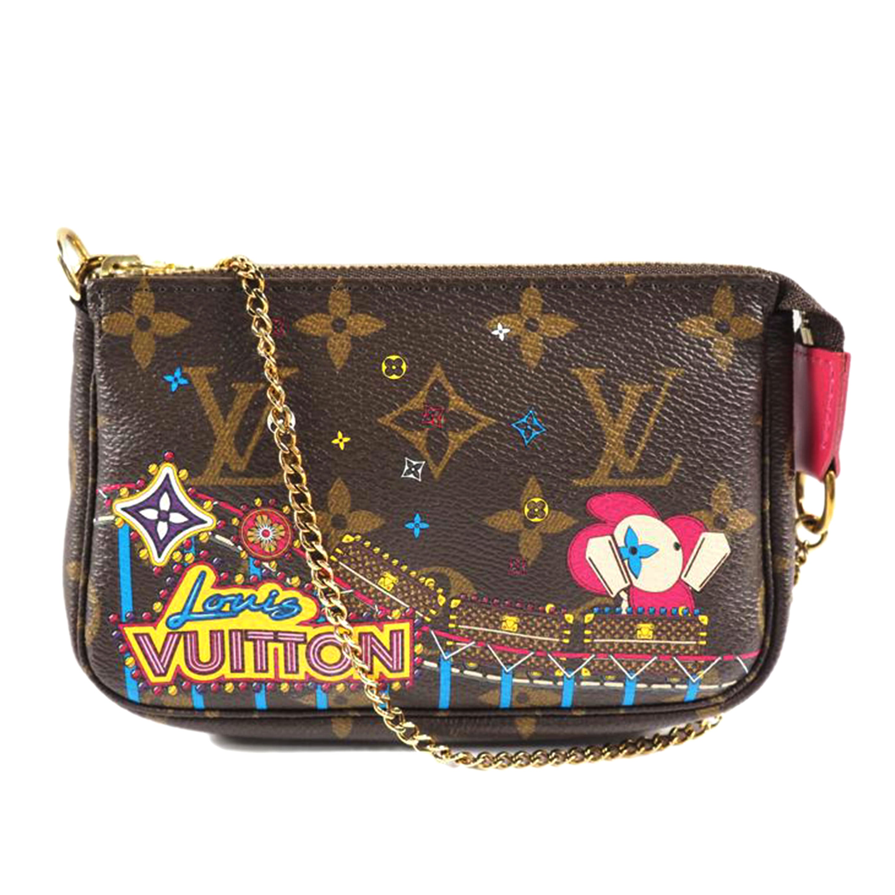 LOUIS VUITTON ルイヴィトン/ミニポシェット アクセソワール ヴィヴィエンヌ ホリデーポーチ /M69752//SF3210/Aランク/79