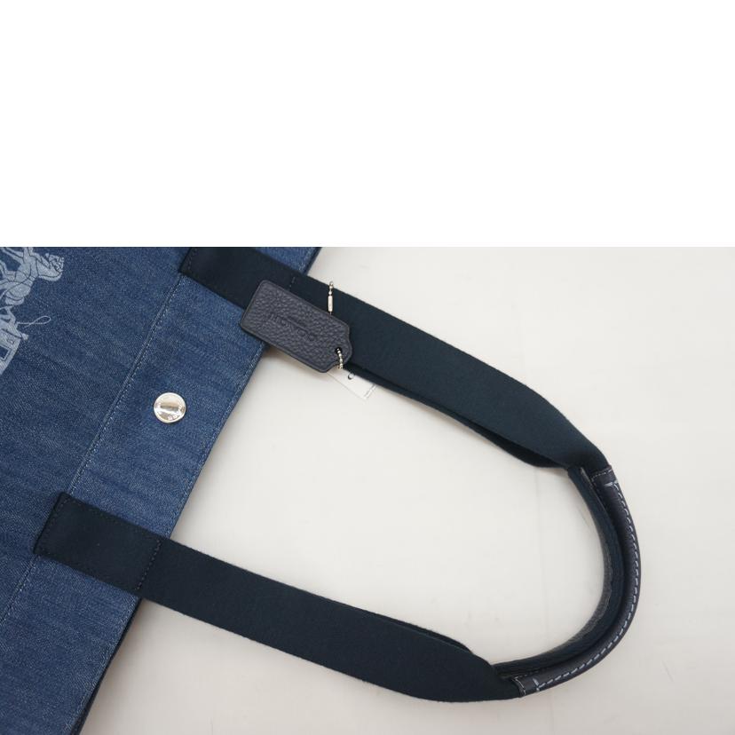 COACH コーチ/キャンバストート/青/F67415//Aランク/09