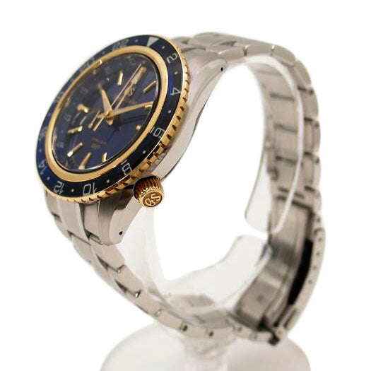 SEIKO セイコー 腕時計 Sport Collection マスターショップ限定 ブルー×18KYG 新品仕上済/Grand Seiko/スプリングドライブGMT/SBGE248//980005/SAランク/69