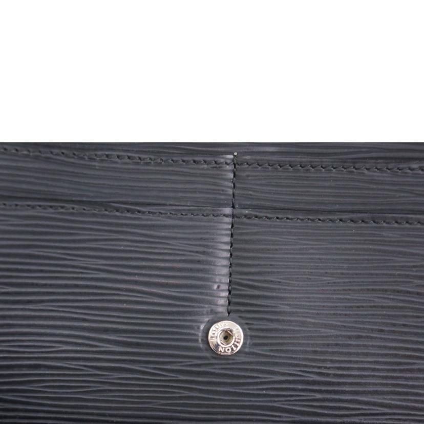 LV ルイヴィトン/ポルトフォイユ・サラ/エピ/ノワール/M60582//CA2124/ABランク/67