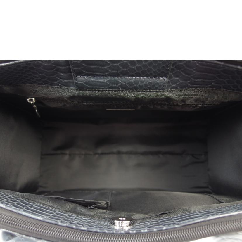 HANAE MORI ハナエモリ/ハナエモリ 2wayクロコ型押しショルダーバッグ グレー//SAランク/83