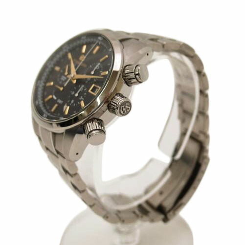 SEIKO セイコー 腕時計 Sport Collection マスターショップ限定 ブラック 新品仕上済/Grand Seiko/スプリングドライブ・クロノグラフ/SBGC205//760003/SAランク/69
