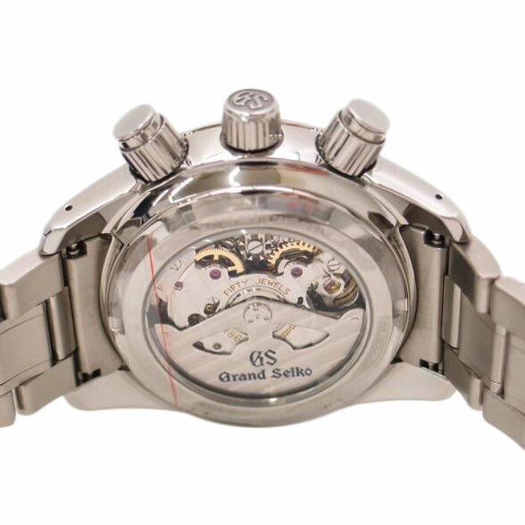 SEIKO セイコー 腕時計 Sport Collection マスターショップ限定 ブラック 新品仕上済/Grand Seiko/スプリングドライブ・クロノグラフ/SBGC205//760003/SAランク/69