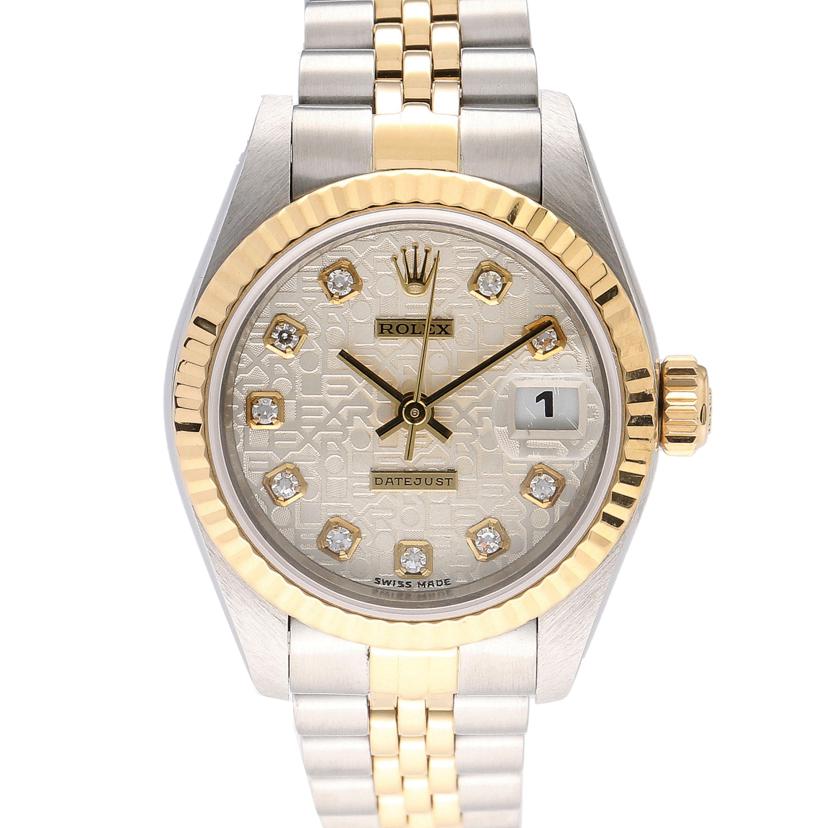 ROLEX ロレックス/DATE JUST 10P ダイヤ/コンピューター文字盤/69173G/U88****/ROLEX/ABランク/91【中古】