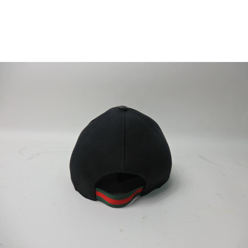 GUCCI グッチ/シェリーラインベースボールキャップ/M#58cm/黒/08.338.986//ABランク/84