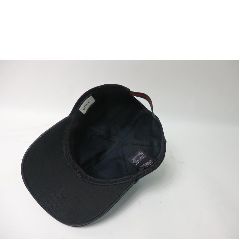 GUCCI グッチ/シェリーラインベースボールキャップ/M#58cm/黒/08.338.986//ABランク/84