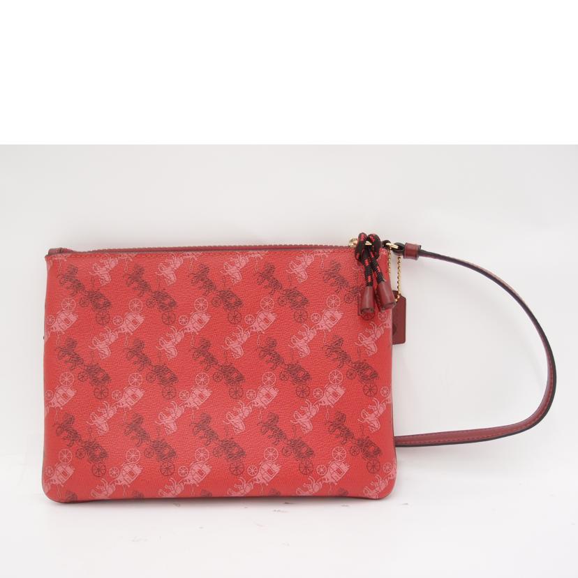 COACH コーチ 赤 レディース/ホースアンドキャリッジポーチ/レッド/F84635//K1932/SAランク/69