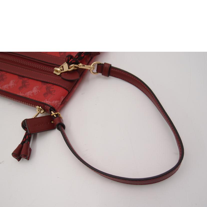 COACH コーチ 赤 レディース/ホースアンドキャリッジポーチ/レッド/F84635//K1932/SAランク/69