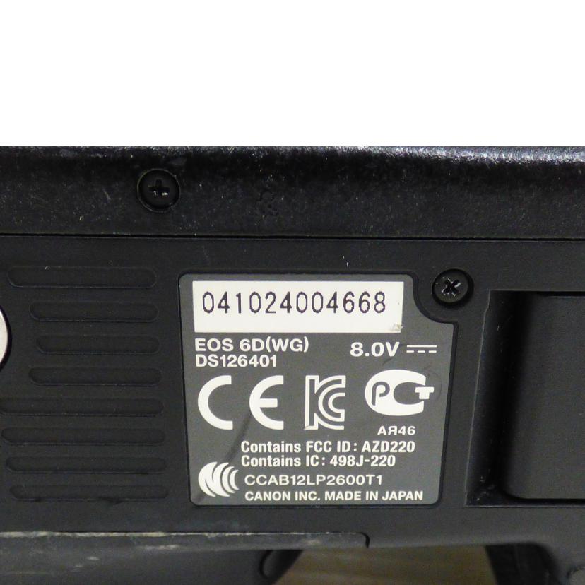 Canon キャノン/デジタル一眼/EOS 6Dボディ/EOS 6Dボディ//041024004668/Cランク/64