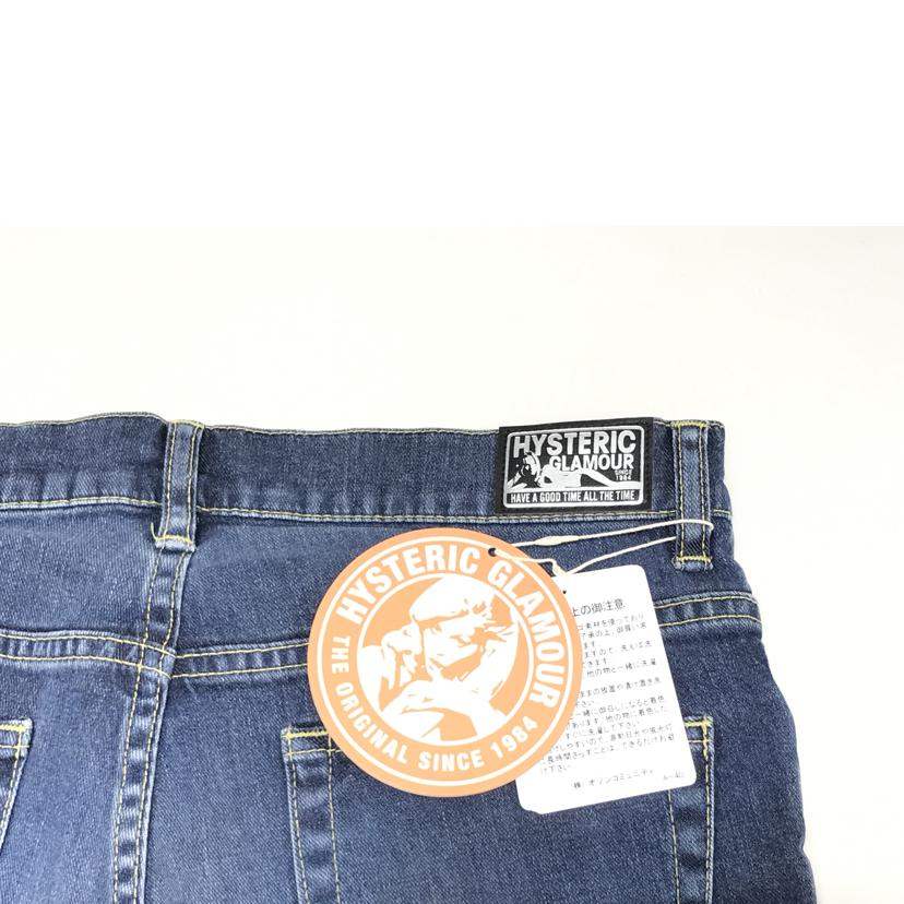 Hysteric Glamour ヒステリックグラマー/SC加工Sデニム 裾ZIP九分丈スリムパンツ/01182AP15//ABランク/51