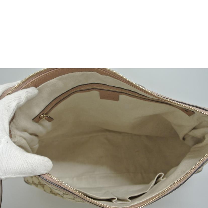 GUCCI グッチ/GGキャンバスワンショルダーバッグ 茶ピンク/336754//213048/Bランク/87