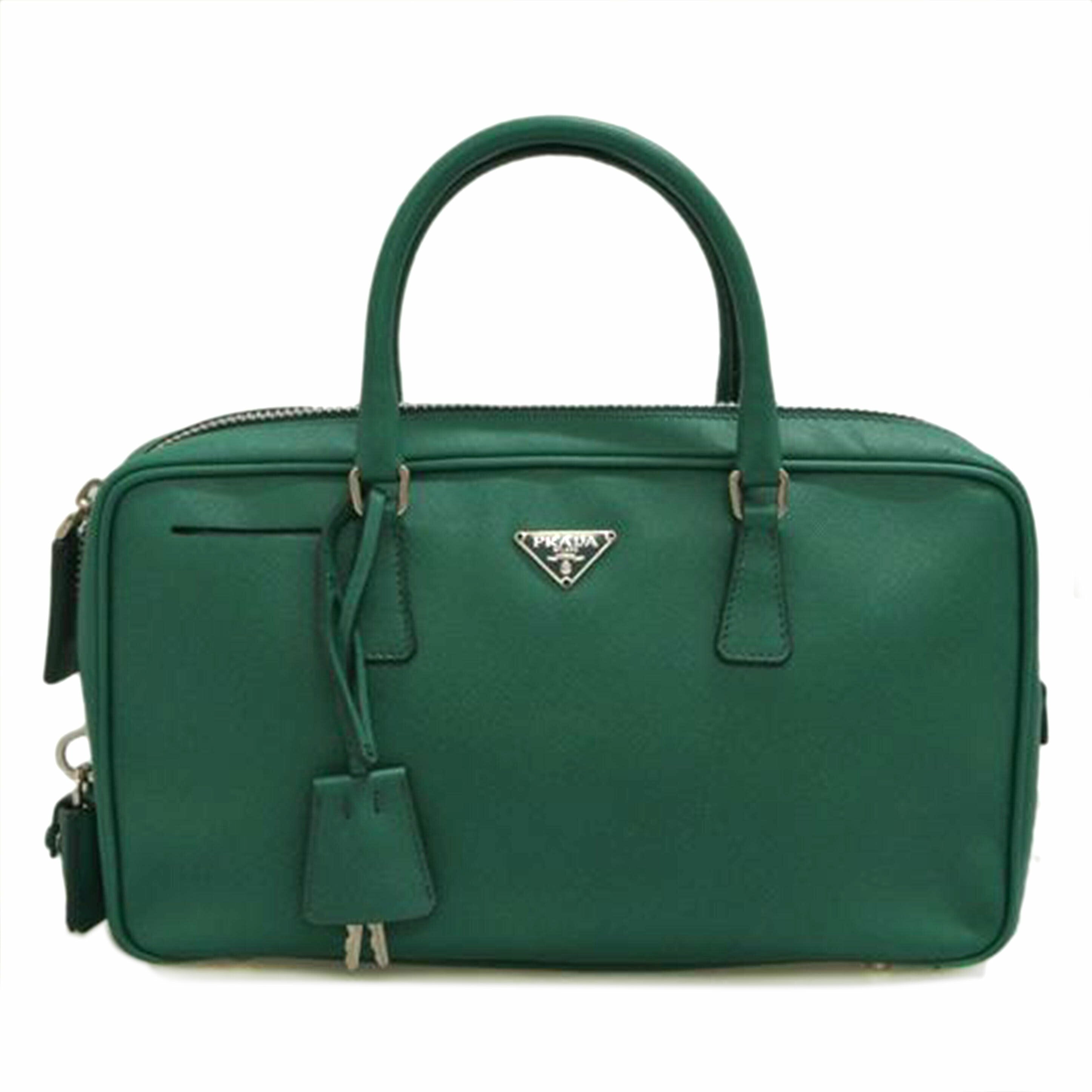 PRADA プラダ/サフィアーノハンドバッグ 緑/BN0308//53/ABランク/87