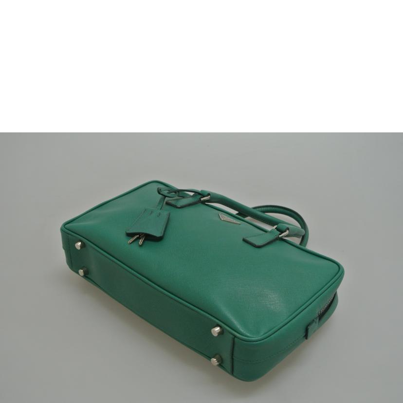 PRADA プラダ/サフィアーノハンドバッグ 緑/BN0308//53/ABランク/87