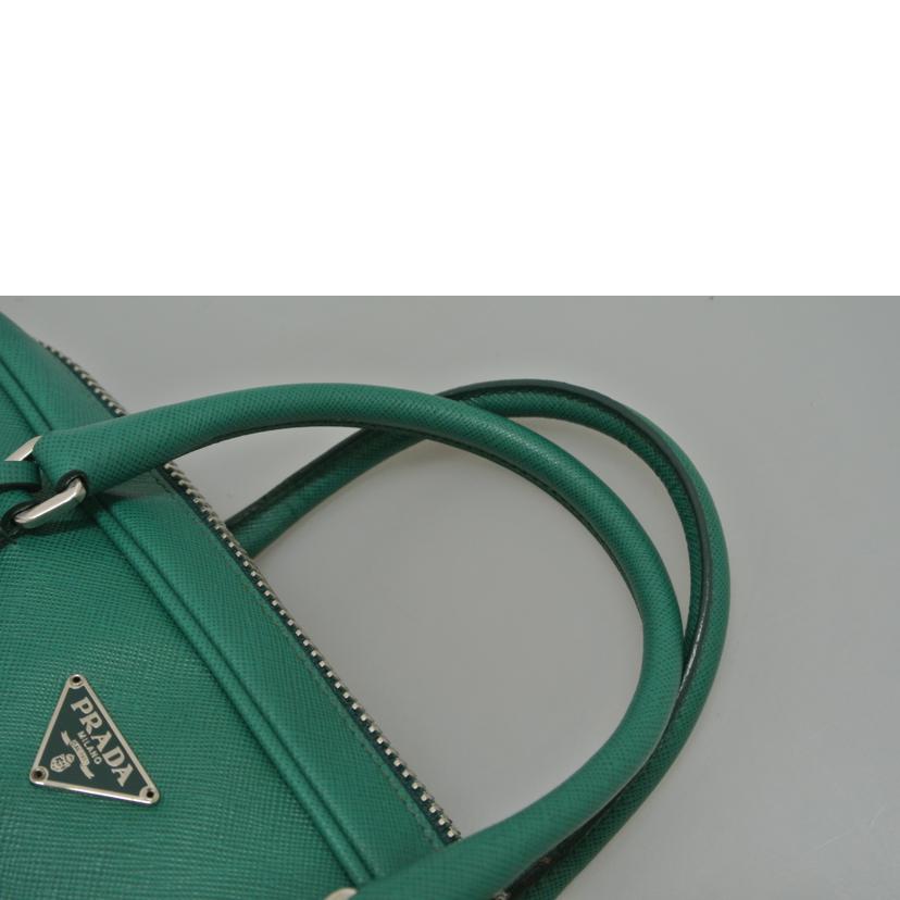 PRADA プラダ/サフィアーノハンドバッグ 緑/BN0308//53/ABランク/87