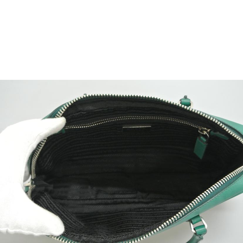 PRADA プラダ/サフィアーノハンドバッグ 緑/BN0308//53/ABランク/87