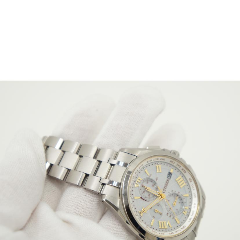 CITIZEN シチズン/アテッサ/ダイレクトフライト/ソーラー電波/チタン/AT8041-62A//901000691/Aランク/75