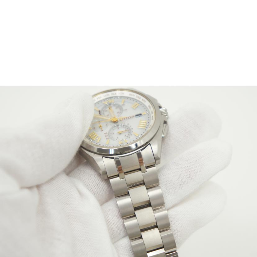 CITIZEN シチズン/アテッサ/ダイレクトフライト/ソーラー電波/チタン/AT8041-62A//901000691/Aランク/75