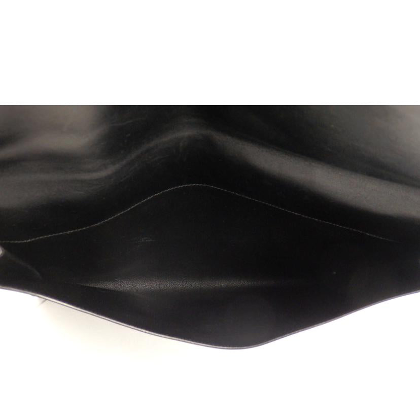 HERMES HERMES/HERMES クラッチボックススカーフ黒//Bランク/62