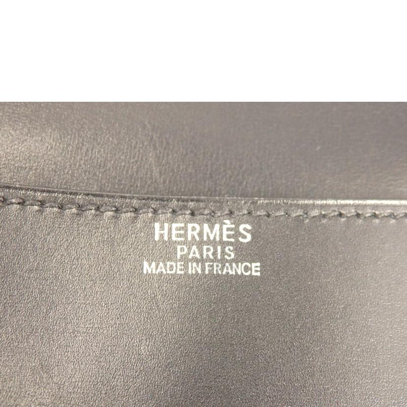 HERMES HERMES/HERMES クラッチボックススカーフ黒//Bランク/62