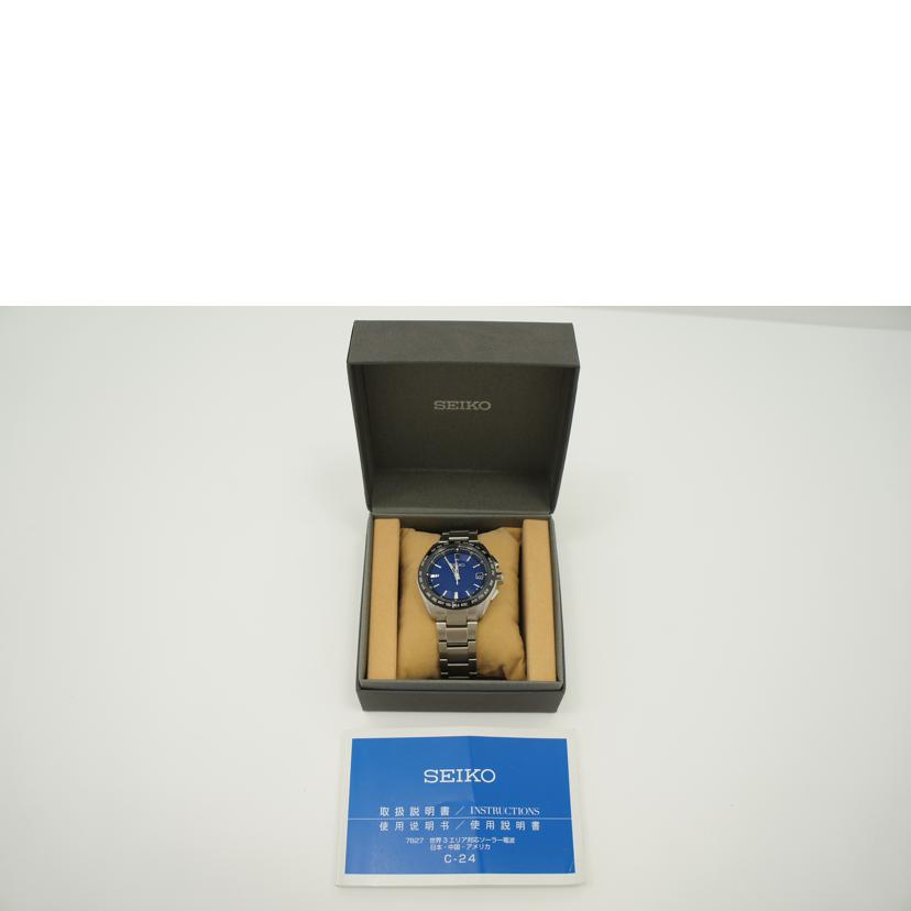 SEIKO セイコー/ブライツ/ソーラー電波/チタン/SAGZ089//891217/Aランク/75