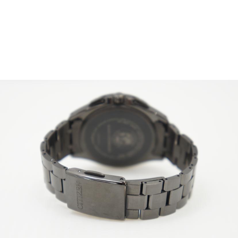 CITIZEN シチズン/アテッサ/ソーラー電波/ブラックチタンシリーズ/AT8166-59E//032000258/Aランク/75