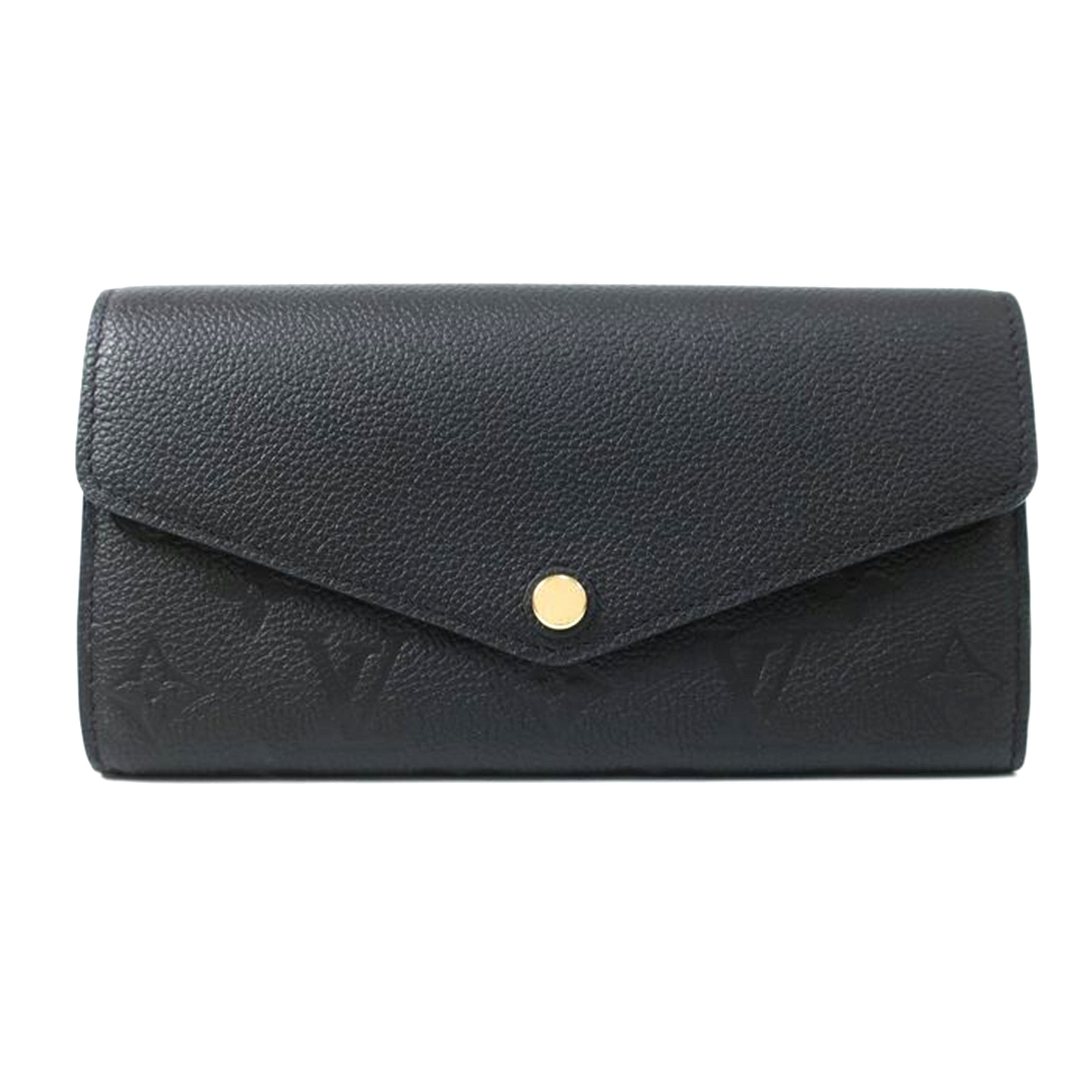 LOUIS VUITTON ルイ・ヴィトン/ポルトフォイユサラ アンプラント ノワール 長財布/M61182//ICチップ確認済/SAランク/65