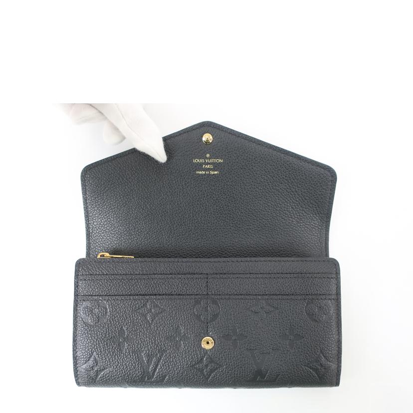 LOUIS VUITTON ルイ・ヴィトン/ポルトフォイユサラ アンプラント ノワール 長財布/M61182//ICチップ確認済/SAランク/65