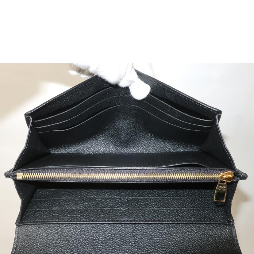 LOUIS VUITTON ルイ・ヴィトン/ポルトフォイユサラ アンプラント ノワール 長財布/M61182//ICチップ確認済/SAランク/65