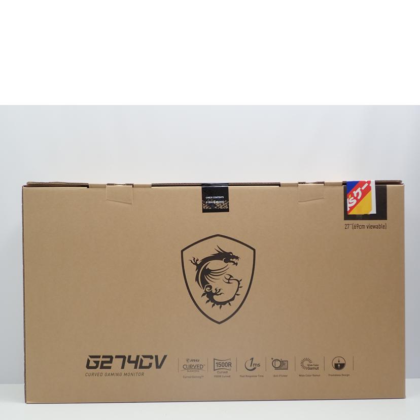 msi/湾曲パネル ゲーミングモニター/G274CV//Sランク/62