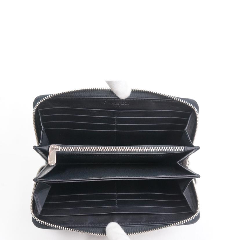 C.Dior クリスチャンディオール/レディディオールラウンドファスナーウォレット//02-LU-0123/Aランク/67