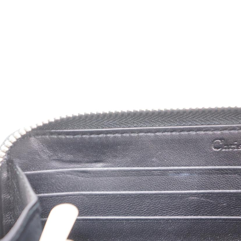 C.Dior クリスチャンディオール/レディディオールラウンドファスナーウォレット//02-LU-0123/Aランク/67