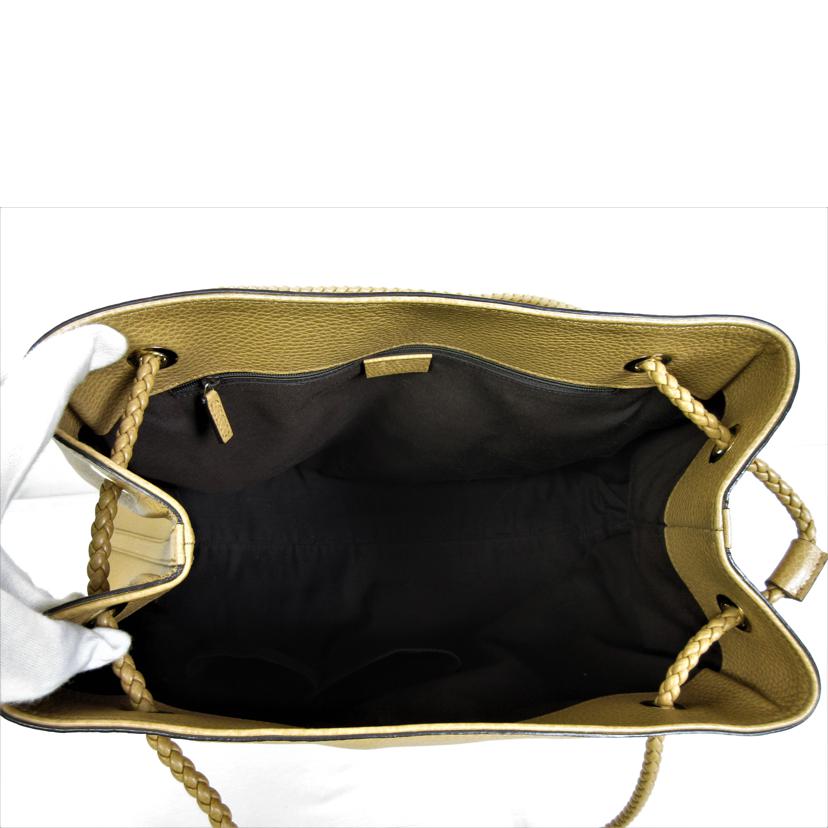 GUCCI グッチ/レザー ロゴセミショルダートートバッグ/380118//520981/ABランク/70