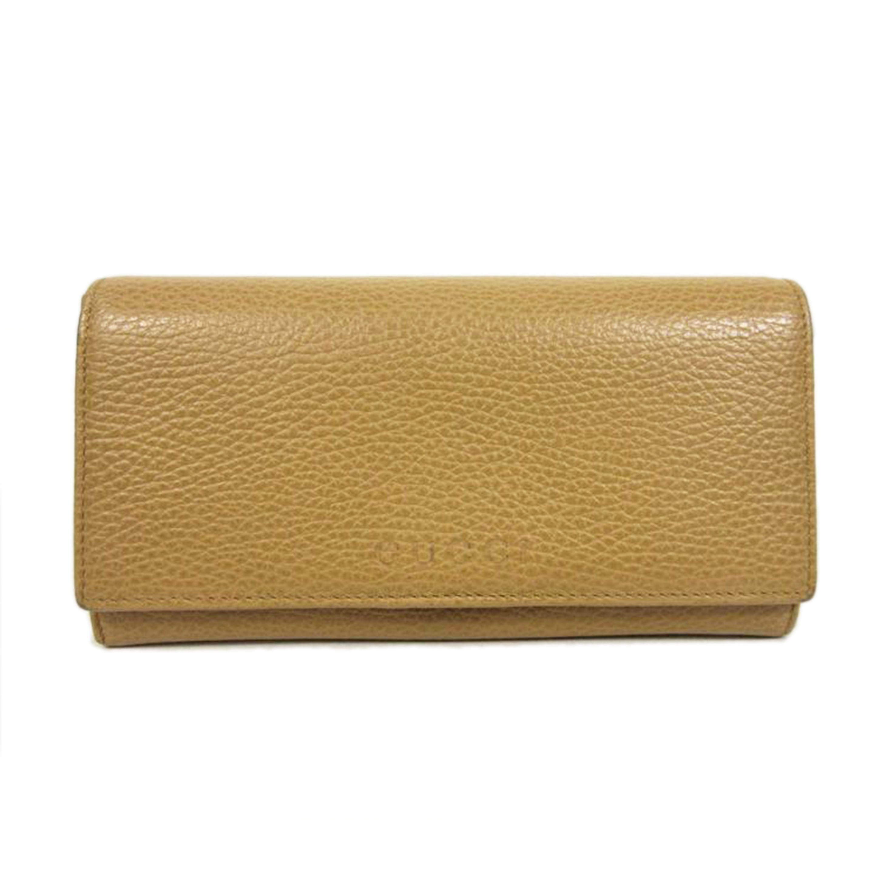 GUCCI グッチ/レザー二つ折り長財布/346058//4276/ABランク/70