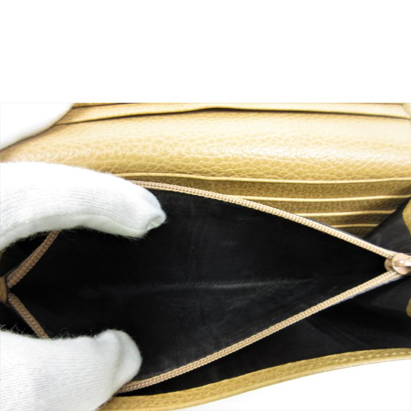 GUCCI グッチ/レザー二つ折り長財布/346058//4276/ABランク/70