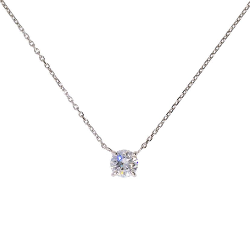 / ◎Pt900/Pt850ダイヤネックレス1.055ct ソ//Aランク/75
