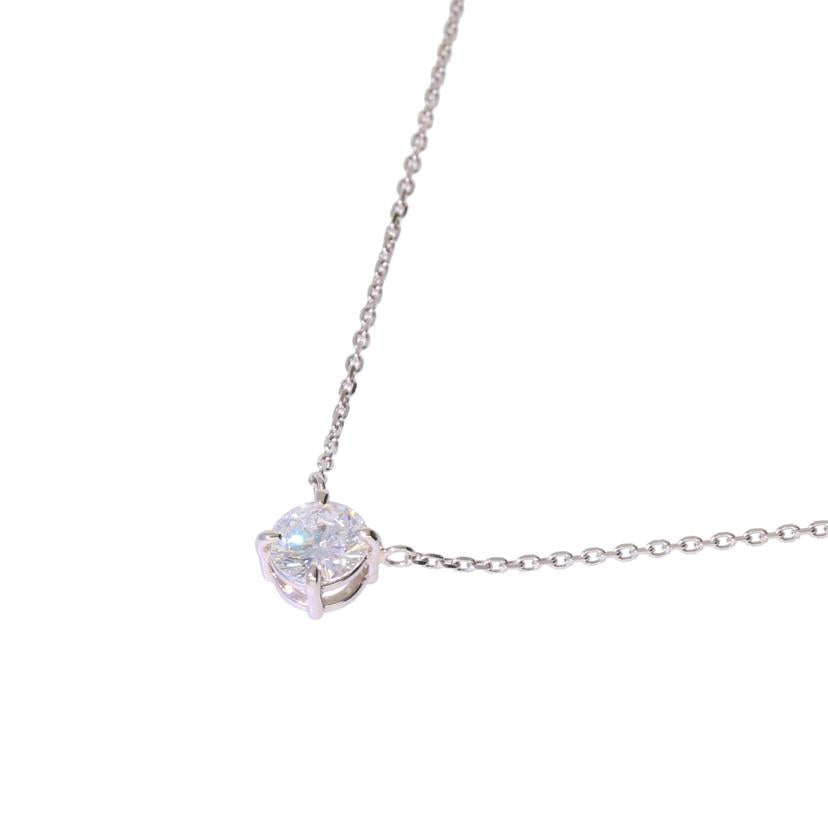 / ◎Pt900/Pt850ダイヤネックレス1.055ct ソ//Aランク/75