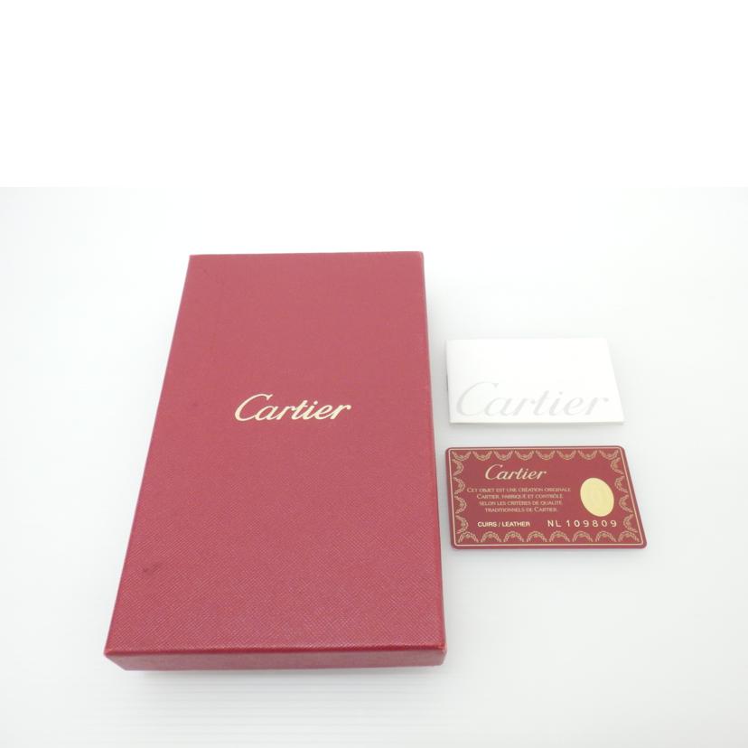 Cartier カルティエ/パシャドゥ/レザー2つ折り長財布//ABランク/88
