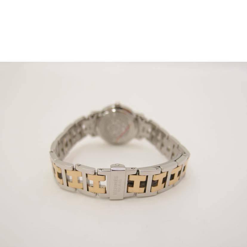 HERMES エルメス 腕時計 電池式 ベージュ文字盤/クリッパー/レディース/クォーツ/CL4.220//1469511/Aランク/69