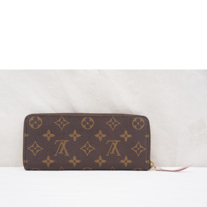 LV ルイヴィトン/ポルトフォイユ・クレマンス/モノグラム/ローズバレリーヌ/M61298//GI1186/ABランク/67