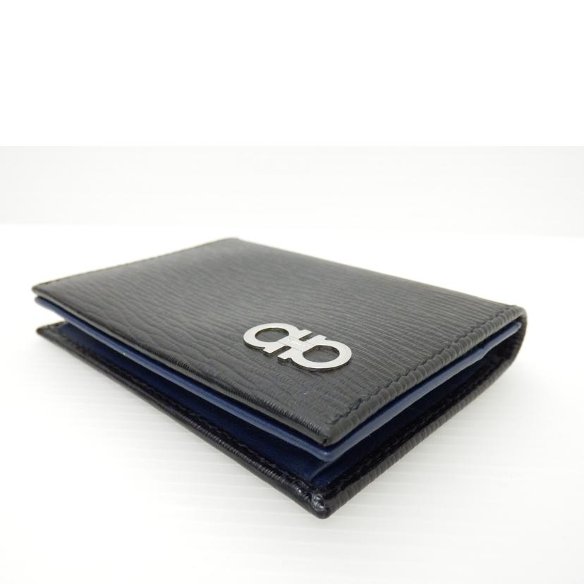 Ferragamo フェラガモ/ダブルガンチーニカードケース//ABランク/88