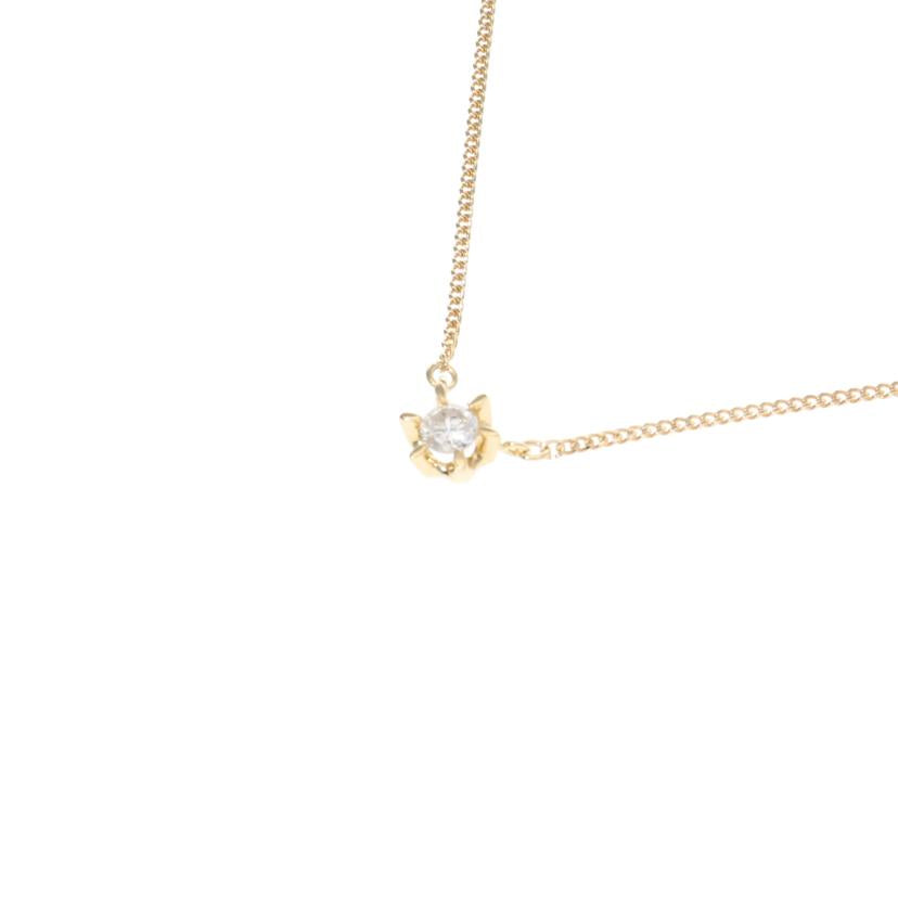 K18/K18ダイヤネックレス 0.24/44cm/2.9//0.24/Aランク/75