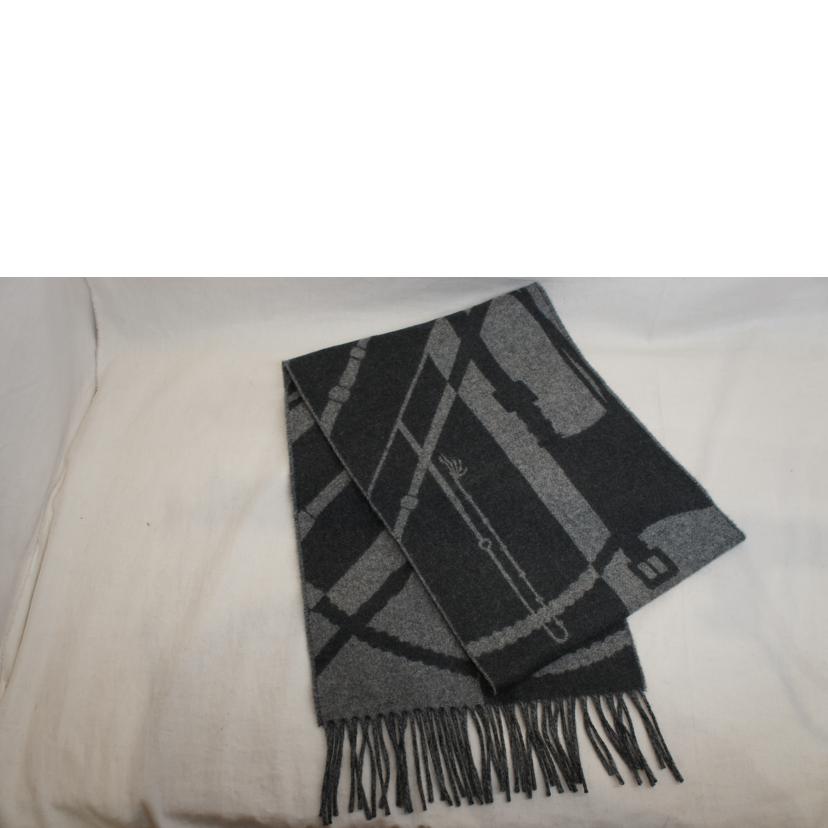 HERMES エルメス/カシミヤ100%マフラー/クリッククラック//SAランク/92