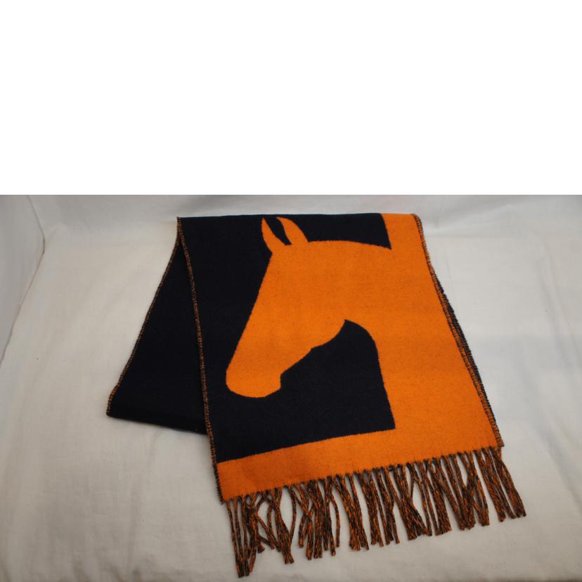 HERMES エルメス/カシミヤ100%マフラー/ラブストーリー//SAランク/92