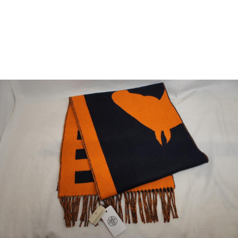 HERMES エルメス/カシミヤ100%マフラー/ラブストーリー//SAランク/92